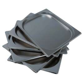 LCE 6pks Stainless Steel GN Pan Half Size 1/2 Gastronorm Pan 20mm Depth (Pack of 6)