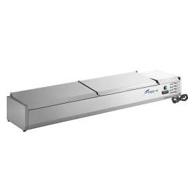 FED-X Salad Bench with Stainless Steel Lid - XVRX2000/380S