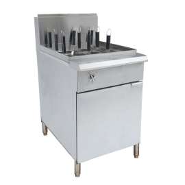 Gasmax Freestanding Natural Gas V Pan 9 Baskets Pasta and Noodle Cooker 571mm Width- PC150-9