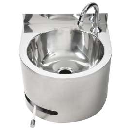 3monkeez Round Knee Operated Basin - AB-KNEEHB-RTMV