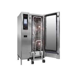 Fagor Freestanding Natural Gas 20 Trays Combi Oven Advance Plus Touch Screen Control 929mm Width - APG-201