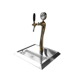 One way beer tower with tap