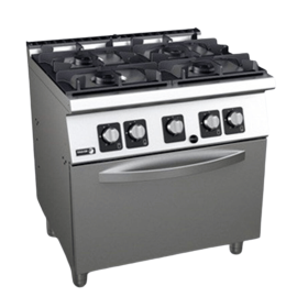 Fagor Freestanding Natural Gas 4 Burners Gas Cooktop with Gas Oven 800mm Width - C-G741H