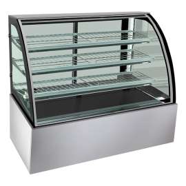 Bonvue Freestanding Curved Glass Cake Display Fridge 4 Tier 1500mm - SL850
