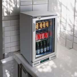 Thermaster Under Bench Single Door Bar Cooler Stainless Steel 130L - SC148SG