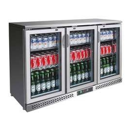 Thermaster Under Bench Three Door Bar Cooler Stainless Steel 320L - SC316SG