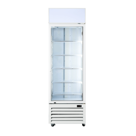 Thermaster Single Glass Door Colourbond Upright Drink Fridge - LG-370P
