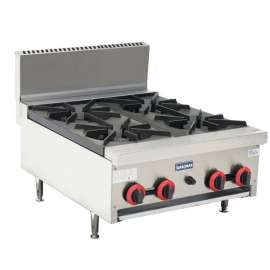 Gasmax Benchtop LPG 4 Burners Cooktop Stove Cooker 600mm Width - RB-4ELPG
