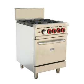 Gasmax Freestanding LPG Gas Oven with 4 Burners Cooktop Stove 609mm Width - GBS4TLPG