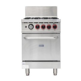 Gasmax Freestanding Natural Gas 4 Burners Stove Pwith Gas Oven 609mm Width GBS4TS