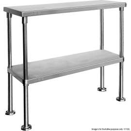 Double Tier Workbench Overshelf 750mm High