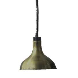 Pull down heat lamp antique copper 290mm Round HYWCL12