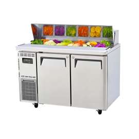 Turbo Air Solid Salad Prep Fridge - KHR12-2(FB)