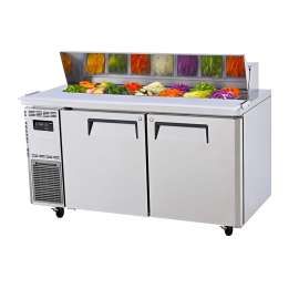 Turbo Air Solid Salad Prep Fridge - KHR15-2(FB)