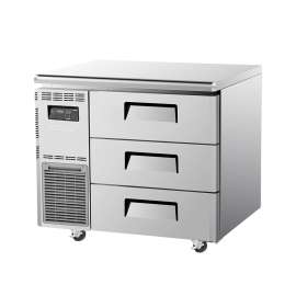 Turbo Air K-SERIES Undercounter Drawer Fridge - KUR9-3D-3(HC)