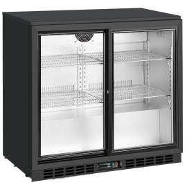 LCE Under Bench Two Sliding Door Bar Cooler - LC208S
