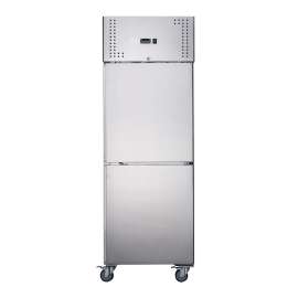 Stainless Steel Two Door Upright Freezer - LD600BTM