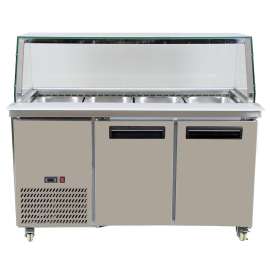 2NDs: Cold Salad & Noodle Solid Bar  4x1/1 GN Pans - PG150FA-YG-VIC141