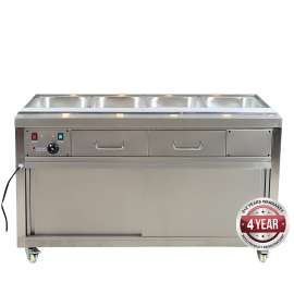 Heated Bain Marie Food Display - PG150FE-YG