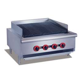 Gasmax Benchtop LPG 4 Burners Char Grill Top 610mm Width - QR-24ELPG