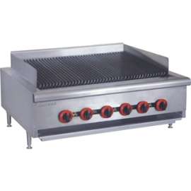 Gasmax Benchtop Natural Gas 4 Burners Char Grill Top 915mm Width  - QR-36E