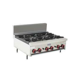 Gasmax Benchtop Natural Gas 6 Burner Cooktop 900mm Width - RB-6E