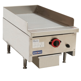 Gasmax Benchtop Natural Gas Single Burner Hotplate Griddle Grill 404mm Width - RGT-16E