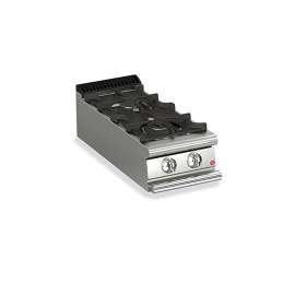 Baron Benchtop Natural Gas 2 Burners Cooktop Stove 400mm Width - Q90PC/G4005