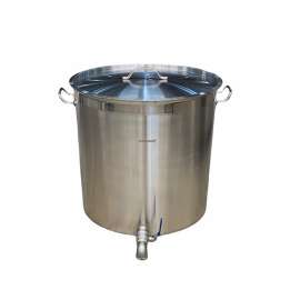 SS Stockpot With Valve 550×550*1.2mm Triple Base 3.0mm 392096
