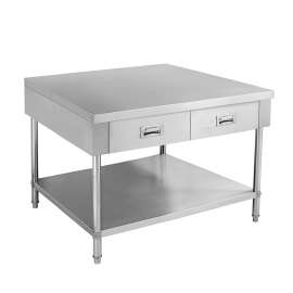 Modular System Solid Work bench with 2 Drawers and Undershelf - SWBD-7-1200