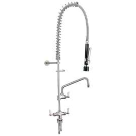 3monkeez Stainless Steel Dual Hob Mounted Pre Rinse - T-3M53058