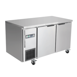Thermaster Solid Double Door Workbench Fridge Stainless Steel - TL1200TN