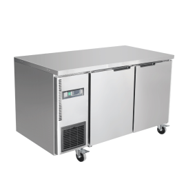 Thermaster Solid Double Door Workbench Fridge Stainless Steel - TS1200TN