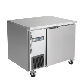 Thermaster Solid Single Door Workbench Fridge Stainless Steel - TS900TN