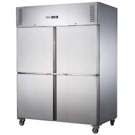 Ex Showroom stock: S/S four door upright fridge 1200L 1340x810x2000