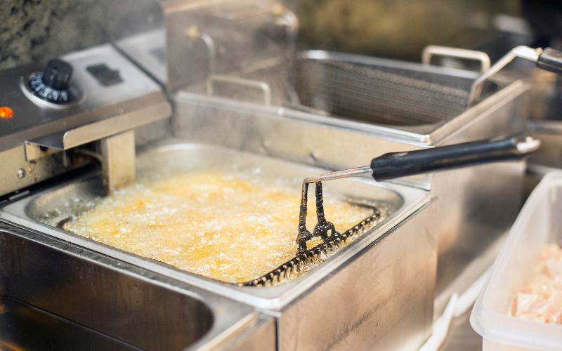 deep fryer cooking